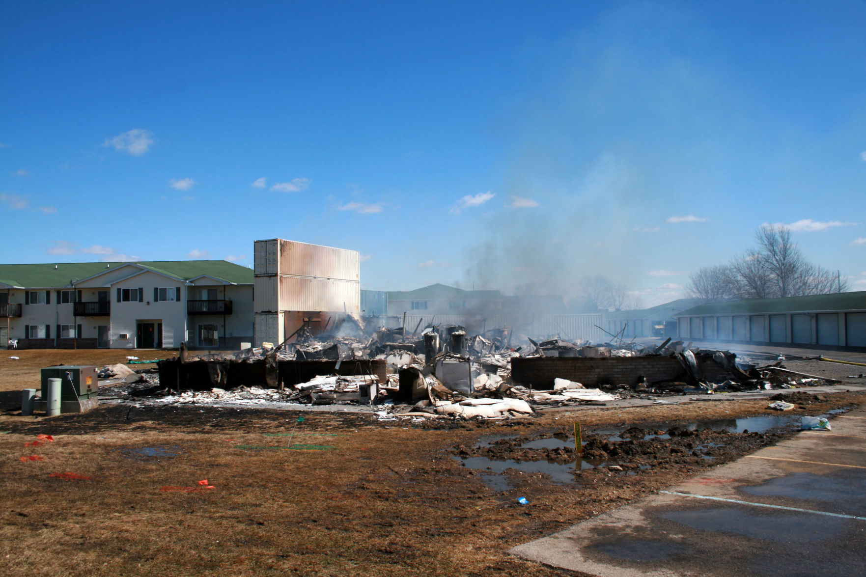 Investigation photos from 109 Knaup Drive explosion